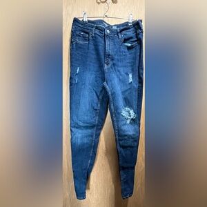 Extra High Rise - Rockstar Super Skinny Stretch size 12